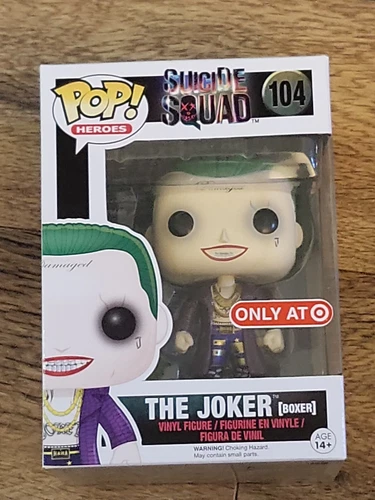 Funko Pop Heroes #104 The Joker Boxer DC Suicide Squad Target Exclusive