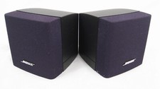 2x Bose Acoustimass Single Cube Speakers Black 