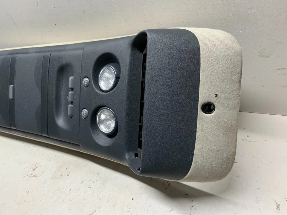 1995-1999 OBS Chevy GMC C/K 1500 2500 Suburban Interior Overhead Console Beige - Image 3 of 4