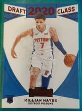 2020-21 PANINI CONTENDERS DRAFT CLASS RED KILLIAN HAYES ROOKIE #9 DET PISTONS