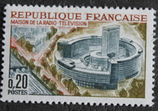 Timbre - FRANCE - Maison de la Radio-Télévision - Neuf ** - YT1402 - 1963