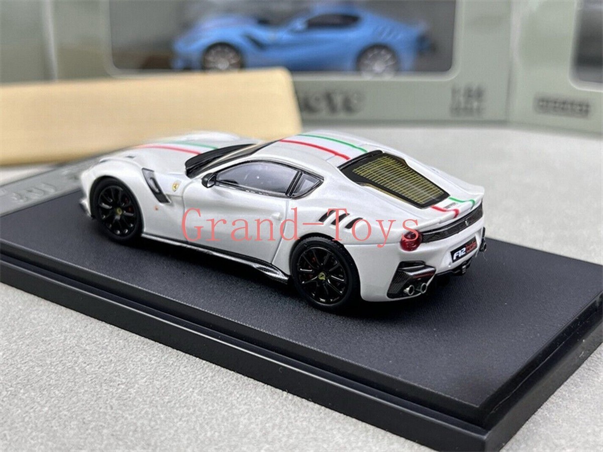 Little Toy 1/64 Scale Ferrari F12 TDF White Diecast Car Model Toy