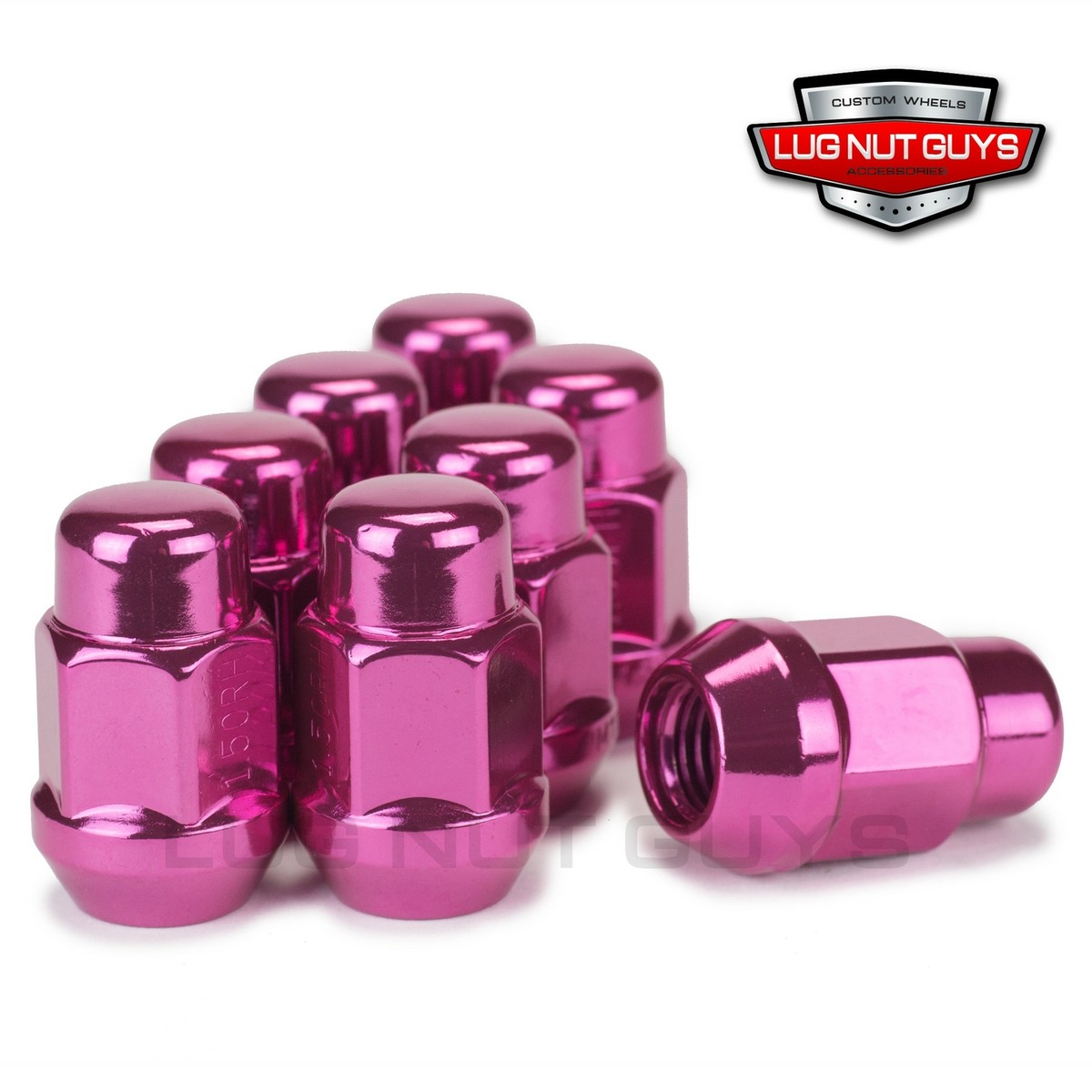 20pc Bulge Acorn Lug Nuts – 12x1.5 – Purple – 3/4 Hex – Fits Honda Acura
