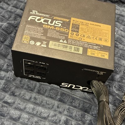 Seasonic FOCUS GM-650 ATX Semi-Modular 650W 80 Plus Gold Power Supply