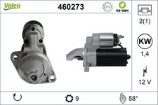 Anlasser Starter VALEO RE-GEN - AT 460273 +41.65€ Pfand 12V für VW PASSAT B5 3B2