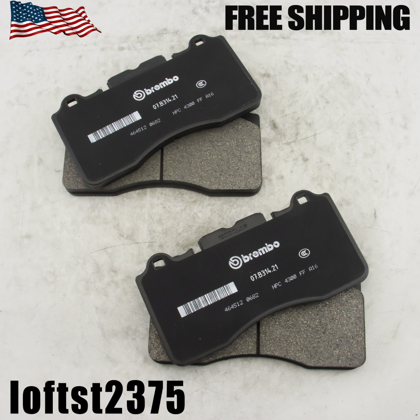Ferrari California Spider Front Brake pad kits Set P/N 70003329