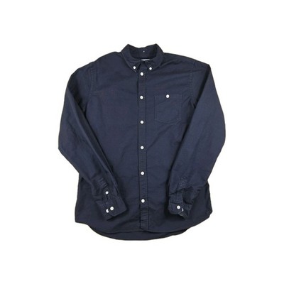 Norse Projects Shirt ANTON OXFORD Men's Medium Navy Long Sleeve Button Down