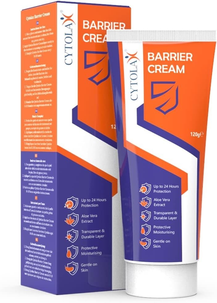 Cytolax Barrier Cream 120g Prevents Irritation Sores Repairs Skin 24h Care