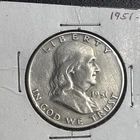 1951 BEN FRANKLIN SILVER HALF DOLLAR