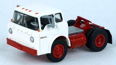 Brekina Ford C-Series Tractor White/Red #86326 HO 1/87 Scale