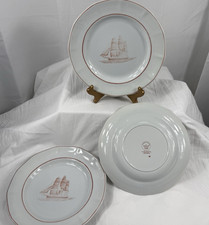 Wedgwood Flying Cloud 1851 Dinner Plates - Lot of 4 - 10-1/4" - Rust - England
