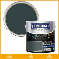 Elegant Ivy Sky Green Matt Emulsion Feature Wall Paint Large 2.5L Tin 35m2 Qty1 7.60 per litre