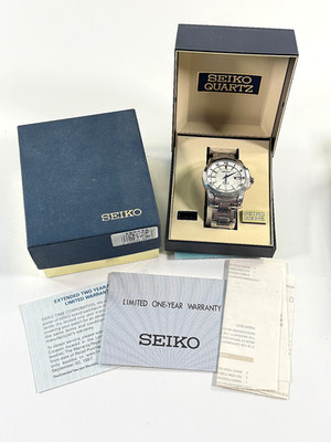 2016 Seiko 6A32-00X0 Premier Perpetual Calendar Men's Wrist Watch w/ Box 