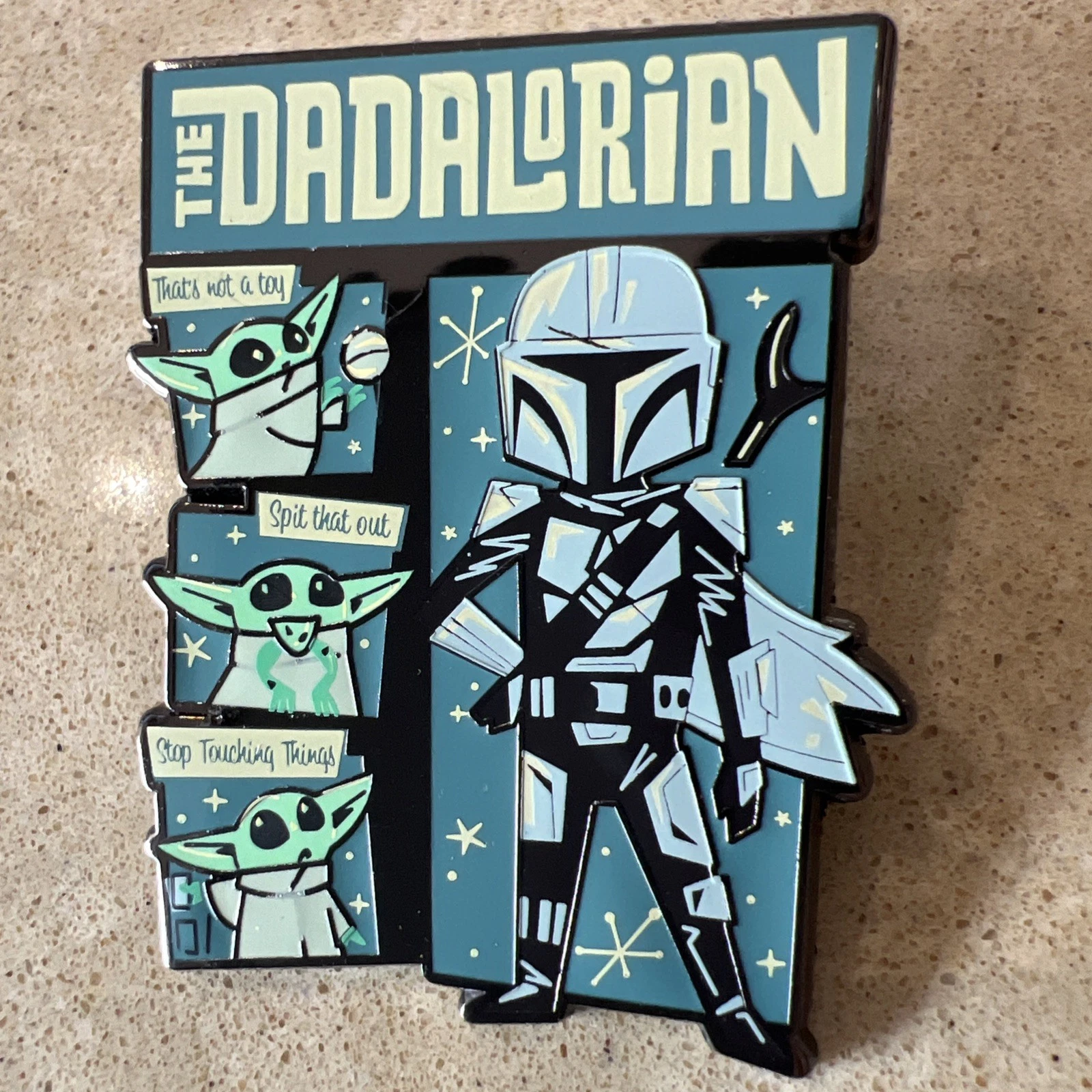 Mandalorian And Grogu Pin The Dadalorian Disney Star Wars Pin