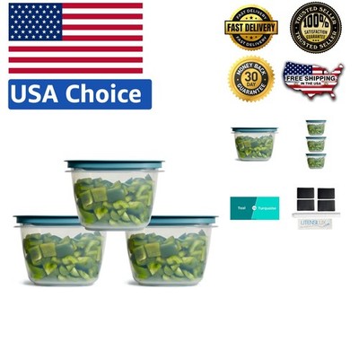BPA-Free 7-Cup Flex & Seal Containers - Rubbermaid Leak-Proof Food Storage Set