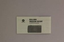 Minolta Riva Mini Freedom Escort Manuale di istruzioni FR (14012230)