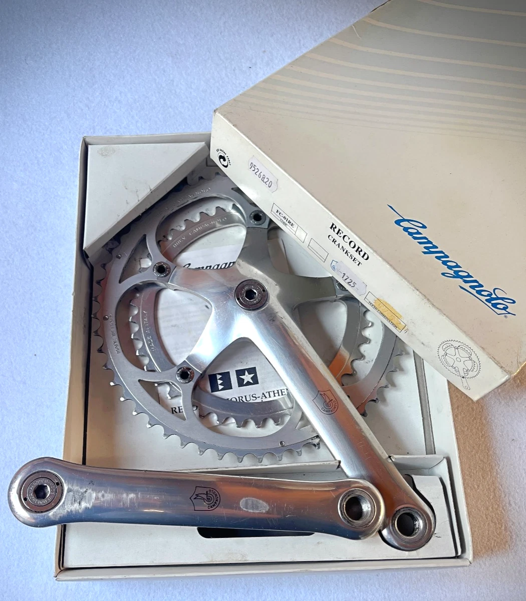 Pédalier Campagnolo C-Record 172.5 Mm - Plateau 53-41 Dents - Occasion Bon état