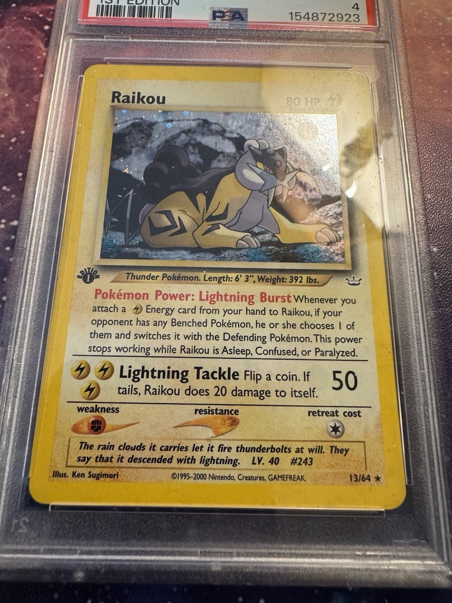 Raikou 13/64 Neo Revelation Holo for sale online | eBay