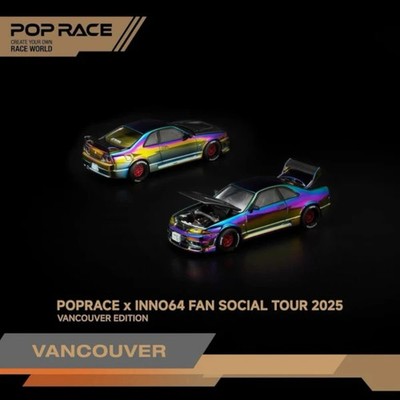 Pop Race X INNO64 - Nissan Skyline GT-R R33 - Vancouver Special Edition PR640425