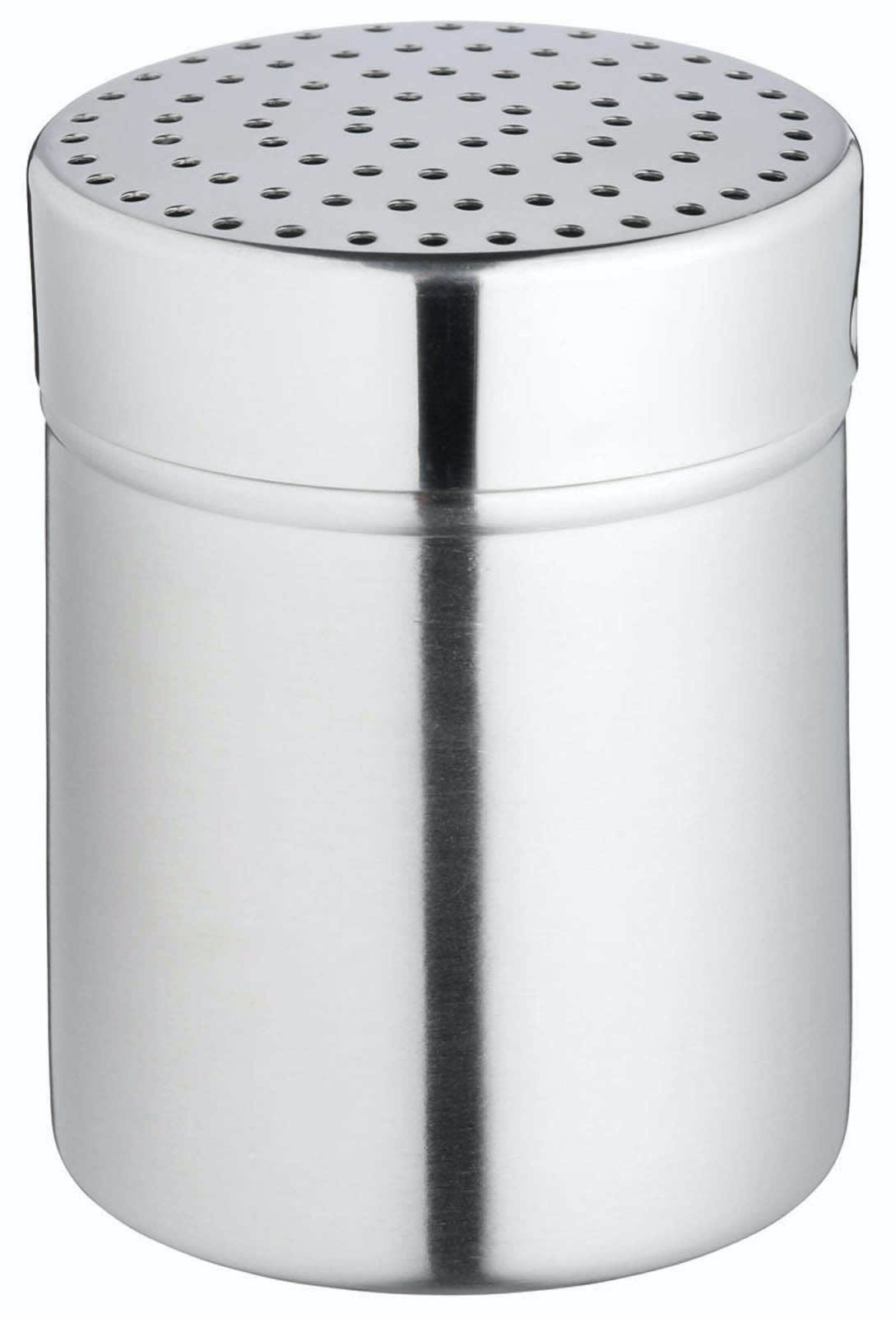 KitchenCraft Stainless Steel Medium Hole Shaker and Lid