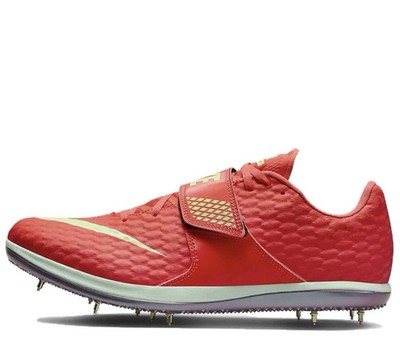 Nike High Jump Elite Bright Crimson Track Spikes FZ9636-600 Mens Size 9