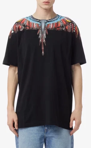 T shirt MARCELO BURLON Grizzly Wings taglia media ORIGINALE PREZZO AL PUBBLICO £255 #J8