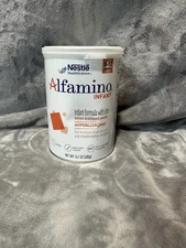 14.1oz Nestle Alfa-mino Infant Formula Powder w/Iron Food Allergy HypoAllergenic