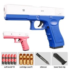 2026 Shell Ejecting Airsoft Pistol Soft Bullet Toy Gun Boys Birthday Gift Drop