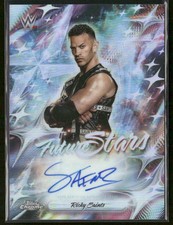 2026 Topps Chrome WWE Future Stars Ricky Saints #FSA-RIC Refractor Auto