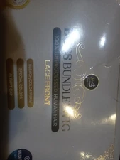 Bobbi Boss 100% Unprocessed Human Hair Lace Front Wig - MHLF568 VALENTINA Preown