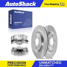 Front Brake Rotors Calipers for Nissan Rogue Select 2008-2013 Rogue 2.5L