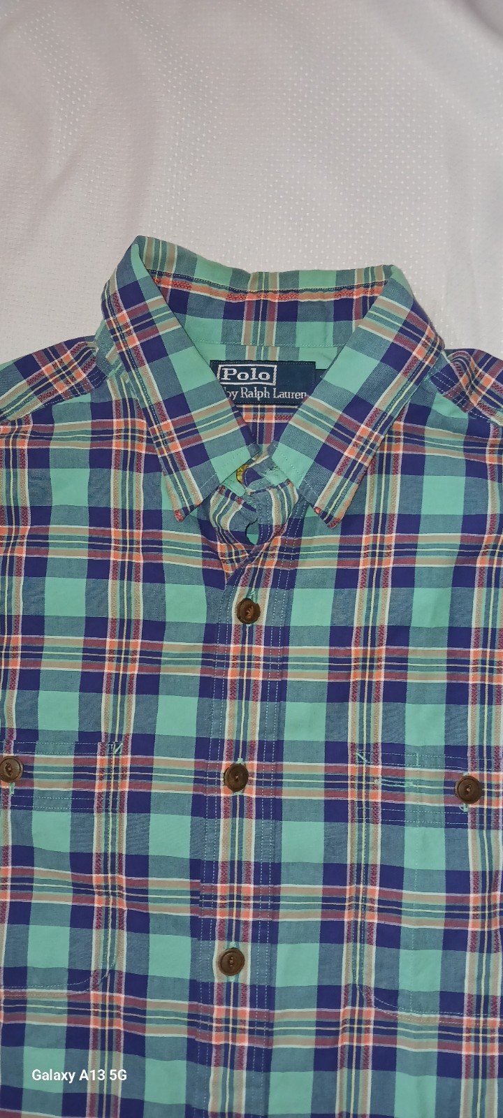 Polo Ralph Lauren Mens Plaid Casual Long Sleeve Shirt