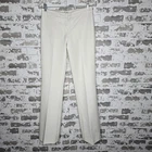 Cache Dress Pants Womens Size 2 Ivory Flat Front Lined Stretch Bootcut VTG Y2K