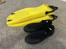 Scuba Pro Fins Adjustable Straps Yellow, Size L