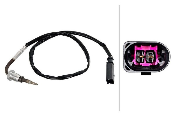 Hella 6PT 358 226-281 Sensor, Abgastemperatur FüR Audi-image