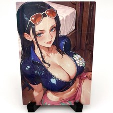One Piece Nico Robin Sexy Anime Waifu Girl Doujin Lewd Goddess Story Art Card