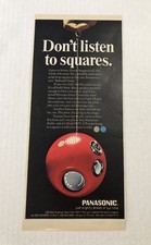 Vintage 1960’s Panasonic Portable Radio Magazine Ad 0C26