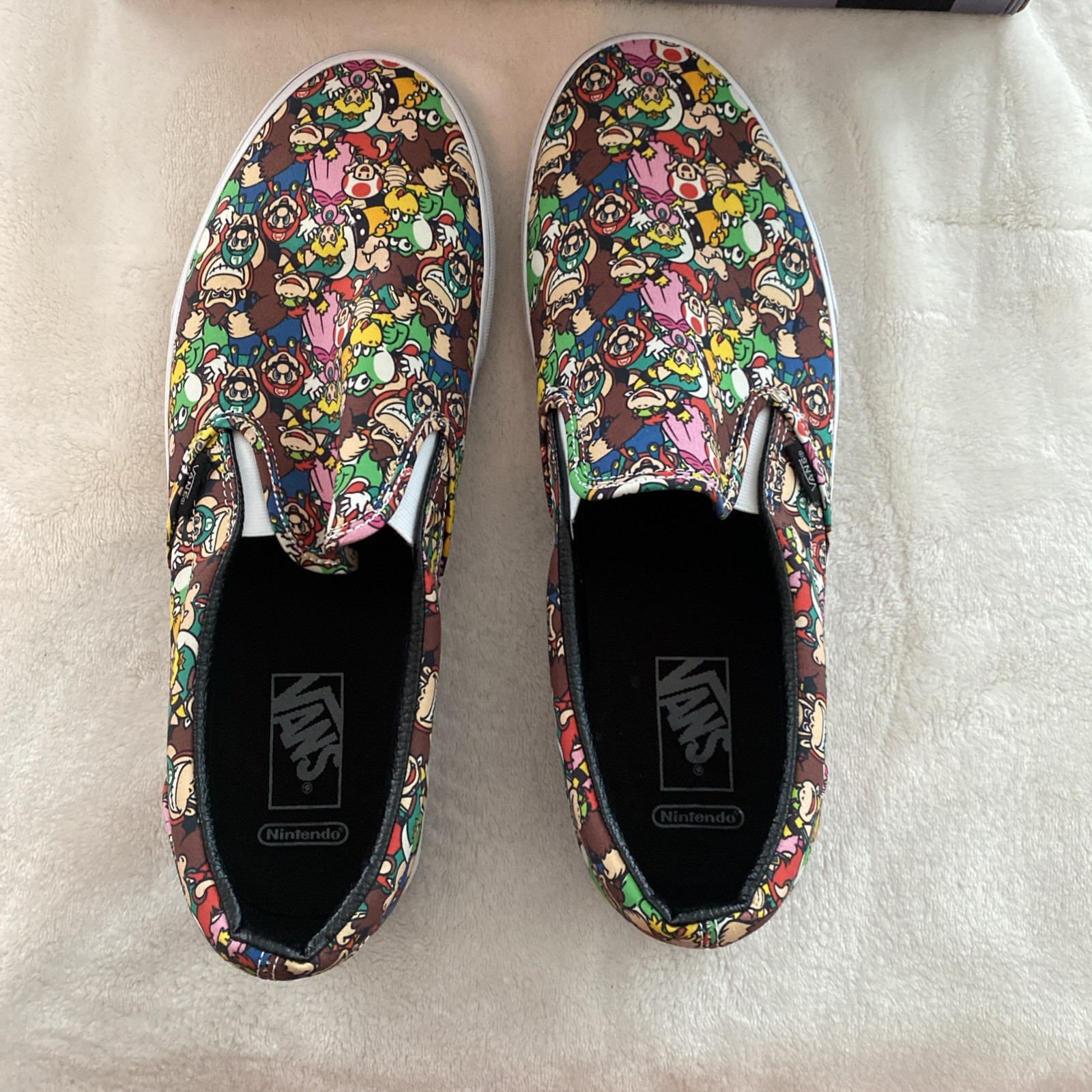 Nintendo Vans Classic Slip-On Super Mario Bros Sz. 13 US Deadstock! image 6