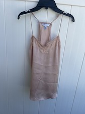 Nine West Spaghetti Strap Pink Camisole Tank XS Polyester Light
