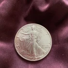 1989 American Silver Eagle, Bullion Strike. Lower mintage. UNCIRCULATED