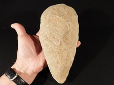 HUGE! One Million Year Old! Early STONE Age ACHEULEAN HandAxe Morocco 1345gr