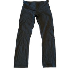 Lululemon High Rise Black Crop Leggings Size 4
