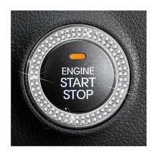 Car Bling Crystal Rhinestone Engine Start Ring Decals, 2 Pack Car Push Start ...