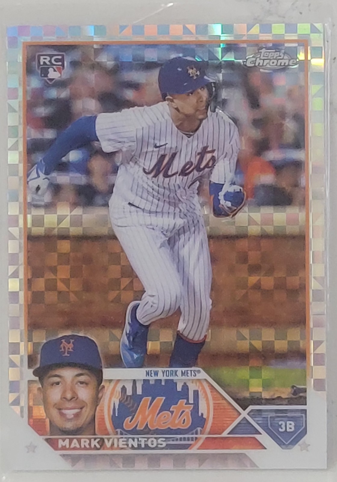 2023 Topps Chrome - Mark Vientos #8 X-Fractor (RC)