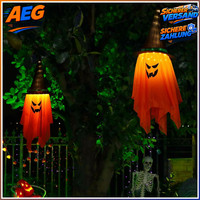Halloween Deko Garten LED Lichterkette Gruselig 2 StüCk 1M Outdoor