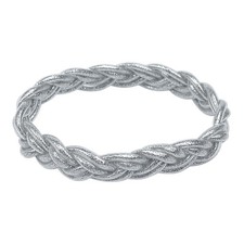 Glitter Jelly Bangles Bracelets for Women Weave Glitter Filled Jelly Silicone Br