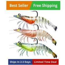 Duramax Pre-Rigged Fishing Lures with BKK Jig Hooks, 10X Tear-Resistant TPE S...