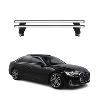 Menabo DachträGer GrundtäGer FüR Audi A6 C8 Limo 2018-2025 50Kg Alu Silber 2 Tlg