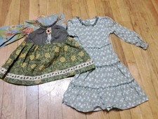 Lot MATILDA JANE Easter CALICO PEASANT TOP Floral Bunny  Stately Poplar Dress 4