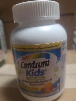 Centrum Kids Multivitamin - 80 Chewable Tablets Exp 6/27